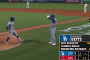 【貴重映像】エンゼルスが大谷翔平を申告敬遠、ベッツが大興奮の3ランホームランで大谷とハイタッチ