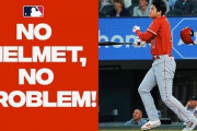 大谷翔平が42号特大133mホームラン！←「MLB初のヘルメット投げ！」（海外の反応）