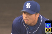 中日、サヨナラ負け　福が敗戦投手に