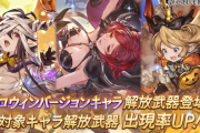 【グラブル】本日19時ガチャ更新よりハロウィンverキャラが復刻！ダヌア,レディグレイ,シャルロッテの入手チャンス