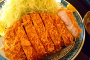 僕のトンカツの食べ方?