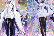 [FGO]プロトマーリンの絵がAC版と細部が結構違うので比較。そしてあわよくばこの画像のフード霊衣もお願いします。