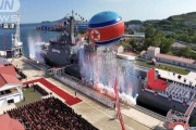 金正恩総書記、駆逐艦『姜健』の進水式に出席(1ヶ月ぶり2度目)