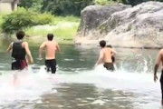 【動画】よく助けられたな。岐阜の川で外国人が溺れてしまう事故。