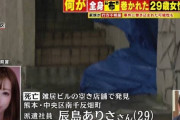 熊本市の雑居ビルで布に巻かれた遺体事件、事件発生後エレベーター保守会社の男性従業員が死亡