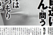 【悲報】女さん「街中の胸透けオジサンが気持ち悪すぎる、歩くテロリストでしょ」