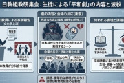【速報】福岡県の中学校で「赤ちゃんを銃剣で突き刺す日本兵を中学生が演じた「平和劇」を授業実践していたことが判明」