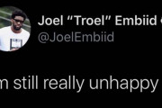 ジョエル・エンビードがまた匂わせツイート？