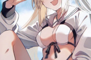【FGO】水着のキャストリアイラスト！！　水着キャストリア可愛いです！！