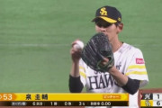 本人待望のグッズにグルメまで登場した泉圭輔、好投