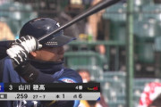 西武山川、苦手なインコースをグランドスラム！