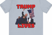 【画像】トランプ生存Tシャツ、早くも販売される…ちょっと早くないか？ｗｗｗｗ