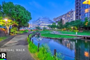 東京・南砂町の夕暮れから夜へ、4K HDRで歩く長時間バーチャル散策に海外反応