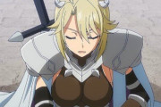 【画像】アニメ『貴族転生』、金髪デカπ横乳ほくろ騎士が登場ｗｗｗｗｗｗｗｗｗ