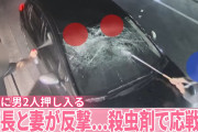 【衝撃動画】強盗犯、強盗先の店長夫婦にボコボコにされる！！
