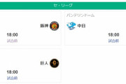交流戦明けのセ・リーグwww
