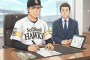 【野球】ソフトバンク・柳田悠岐、1億円ダウンの3億7000万円でサイン…　今季は20試合の出場にとどまる　打率・288、4本塁打、9打点