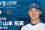 【日ハムvs.ロッテ13回戦】3（捕）郡司裕也　P.山本拓実