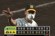 阪神が首位ヤクルト圧倒で破竹５連勝！最大１７ゲーム差から９差に