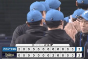 【オリックス対日本ハム9回戦】オリックス対日本ハムは２－２で延長１２回引き分け