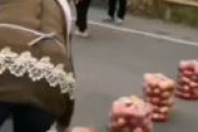 【中国】果樹農家がリンゴで道路を塞ぎ、ドライバーにリンゴの購入を強要　→車が轢く　→村人たちが集まってきて「リンゴを轢いたな！買え」と金銭を要求