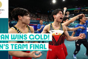 海外「どんな種目にも全力！」日本の体操男子代表がパリ五輪で金、栄光の瞬間に感激