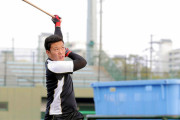 阪神ドラフト５位藤田健斗　プロ初のロングティーで汗「きれいなボールで打つことができて、めっちゃ楽しかったです」