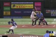 牧原大成のタイムリーヒットですぐさま同点！！