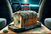 【衝撃画像】ヤマザキの食パン、車内で9か月間も放置された結果、とんでもない姿で発見される…