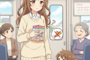 子どもと電車に乗っていたら、優しそうなご婦人からお菓子を渡され「いただけません」と断ったが、固辞できず結局受け取ることに… その後、食べさせたくなくて...