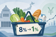 食料品の消費税1％の方針を閣議決定　高市首相が自ら決めた初の消費税減税と5兆円の出口【海外の反応・解説】