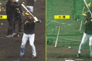 阪神　小幡竜平のバッティングフォームが近本光司にそっくり