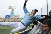 阪神・渡邉諒がカメラ席に落下し病院へ　甲子園は一時騒然