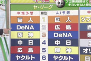 AI「セ・リーグ優勝は巨人、パ・リーグ優勝は日本ハム」