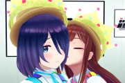 えのぐ白藤環と鈴木あんず”キスの日”【Vtuber】