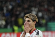 堂安律がPK戦でシュート失敗…フランクフルト、ホームでドルトムントに屈してDFBポカール2回戦敗退
