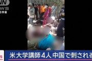【中国】米大学講師4人、公園で観光中に刺される