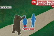 友人の目の前でクマに連れ去られ消えた男性、捜索隊により発見される