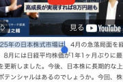 野村證券「10年後の日経平均ワンチャン8万越えあるわ」