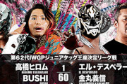 第62代IWGPジュニアタッグ王座決定リーグ戦  高橋ヒロム BUSHIvsエル・デスペラード 金丸義信