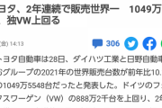 フォルクスワーゲンさん、オワコン国家の自動車メーカーに2年連続で負けてしまうｗｗｗwwwwww
