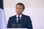 仏マクロン大統領「日本の皆様、オリンピックの成功、おめでとうございます」