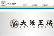 大阪王将フランチャイズ運営の『ファイブエム商事』、組織的なコロナ助成金の不正受給疑惑で警察案件も追加へ