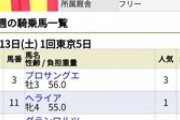 ルメール騎手、得意らしい東京競馬場にてただいま13連敗中