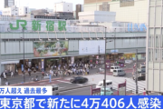 【悲報】東京+40406人