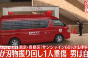 池袋｢サンシャイン60｣の31階に入る｢アディーレ法律事務所｣で男性刺され死亡 刺した元同僚の男｢刺したこと覚えてないが気がついたら刺していた｣