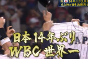 【WBC】日本がアメリカを３－２で倒し14年ぶりの優勝きたああああああああ！　完全に漫画を超えてるわ、大谷最高おおおおお野球最高おおおおおおお！