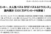 【パズドラ】※祝※国内累計5300万ダウンロードを突破！