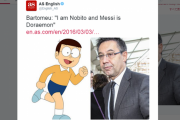 【悲報】バルサの会長…「のび太に似てる」とからかわれ裁判を起こす
