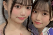 【NMB48】浅尾桃香さん、黒田楓和の乳を吸う